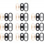 10 PCS rückseitige Kamera Lünette mit Objektivdeckel & Kleber für Huawei Nova 3i (Schwarz)