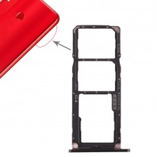 2 x SIM-Karte Tray / Micro SD-Karten-Behälter für Huawei Honor 8X Max (Schwarz)