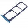2 x bandeja de tarjeta SIM bandeja de tarjeta / Micro SD para Huawei Disfruta 9 (Azul)