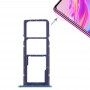 2 x SIM kártya tálca / Micro SD kártya tálca Huawei Élvezze 9 (kék)