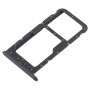 SIM-Karten-Behälter + SIM-Karte Tray / Micro SD-Karten-Behälter für Huawei Honor 9i (Schwarz)