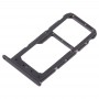 SIM-Karten-Behälter + SIM-Karte Tray / Micro SD-Karten-Behälter für Huawei Honor 9i (Schwarz)