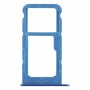 SIM-Karten-Behälter + SIM-Karte Tray / Micro SD-Karten-Behälter für Huawei Honor 9i (blau)