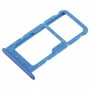 SIM-Karten-Behälter + SIM-Karte Tray / Micro SD-Karten-Behälter für Huawei Honor 9i (blau)