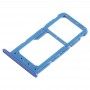 Bandeja Bandeja de tarjeta SIM + Tarjeta SIM / bandeja de tarjeta Micro SD para Huawei Honor 9i (azul)