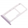 SIM Card Tray + SIM Card Tray / Micro SD Card Tray for Huawei Honor 9i (Purple)