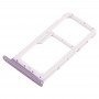 SIM ბარათის Tray + SIM ბარათის Tray / Micro SD Card Tray for Huawei Honor 9i (Purple)