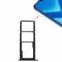 Bandeja de tarjeta SIM + Micro SD Card bandeja para Huawei Honor 8X (Negro)