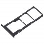 SIM Card Tray + Micro SD Card Tray for Huawei Honor 8X (Black)