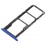SIM ბარათის Tray + Micro SD Card Tray for Huawei Honor 8X (Blue)