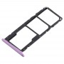SIM ბარათის Tray + Micro SD Card Tray for Huawei Honor 8X (Purple)