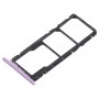 Slot per scheda SIM + Micro SD Card vassoio per Huawei Honor 8X (viola)