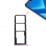 SIM-карты лоток + Micro SD-карты лоток для Huawei Honor 8X (фиолетовый)