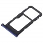 Vassoio di carta di SIM per Huawei P smart + / Nova 3i (blu)