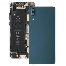 Rückseitige Abdeckung mit Kameraobjektiv (Original) für Huawei P20 (blau)