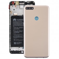 Back Cover with Side Keys for Huawei Y7 (2018)(Gold)