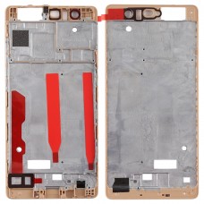 Front Housing LCD Frame Bezel Plate for Huawei P9 (Gold) 