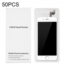 50 PCS Cardboard Packaging White Box for iPhone 6s & 6 LCD Screen and Digitizer Full Assembly 