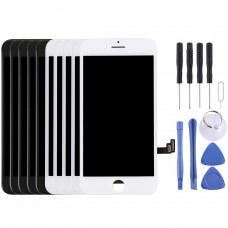 5db fekete + 5 db fehér LCD képernyő és digitalizáló teljes összeszerelés iPhone 7 (5 fekete + 5 fehér)