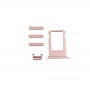Card Tray + Volume Control Key + Кнопка живлення + Mute Перемикач Вибратор Ключ для iPhone 7 (рожеве золото)