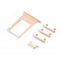 Card tálca + Hangerőszabályzó gomb + Power gomb + Némítás Vibrátor Key for iPhone 7 Plus (Gold)