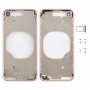 Прозрачная задняя крышка с объективом камеры и SIM-карта лотком и боковыми клавишами для iPhone 8 (Gold)