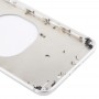 Coperchio trasparente con Camera Lens & Slot per scheda SIM e tasti laterali per iPhone 8 Più (bianco)