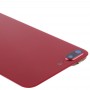Couverture arrière avec adhésif pour iPhone 8 plus (rouge)