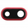 Takaisin kameran kehys linssikannulle iPhone 8 Plus (punainen)