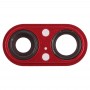 Back Camera Bezel med linsskydd för iPhone 8 Plus (röd)