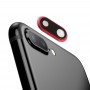 Bezel מצלמה חזרה עם עדשת כיסוי לאייפון 8 פלוס (אדום)