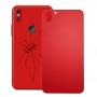 Skleněná baterie zadní kryt pro iPhone X (červená)