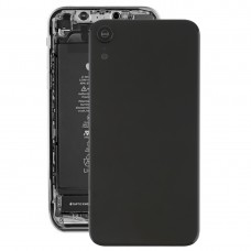 Batterie-rückseitige Abdeckung mit Rückseiten-Kamera Bezel & Objektiv & Adhesive für iPhone XR (Schwarz)