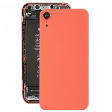 Couverture arrière de la batterie avec lunette arrière lunette et lentille et adhésif pour iPhone xr (rose)