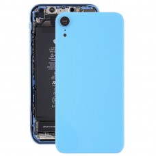バックカメラベゼル＆iPhone XR用レンズ＆接着剤でバッテリーバックカバー（ブルー）