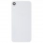 Couverture arrière de la batterie avec lunette arrière lunette et lentille et adhésif pour iPhone XR (blanc)