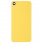 Couverture arrière de la batterie avec lunette arrière lunette et lentille et adhésif pour iPhone XR (jaune)