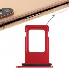 La bandeja de tarjeta SIM para iPhone XR (Single tarjeta SIM) (Rojo)