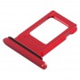 La bandeja de tarjeta SIM para iPhone XR (Single tarjeta SIM) (Rojo)