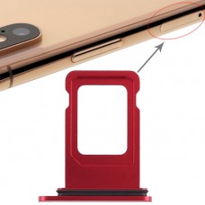 Doble SIM bandeja de tarjeta para el iPhone XR (doble tarjeta SIM) (Rojo)
