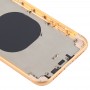 Задняя крышка Корпус с карты лоток и боковые клавиши объектив камеры и SIM для iPhone XR (желтый)