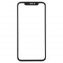מסך קדמי עדשת זכוכית חיצונית עם מסגרת + OCA ברור אופטי דבק XR iPhone (שחורה)