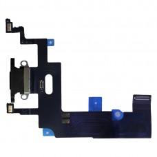 Töltő port flex kábel iPhone XR (fekete)