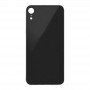 Couverture arrière avec adhésif pour iPhone XR (noir)