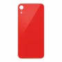 Couverture arrière avec adhésif pour iPhone XR (rouge)