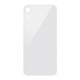 Couverture arrière avec adhésif pour iPhone xr (blanc)