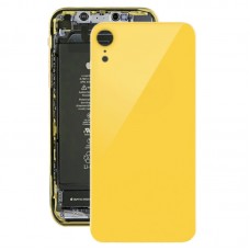 Cubierta posterior con adhesivo para iPhone XR (amarillo)