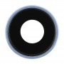 Zurück Kamera Lünette mit Objektivabdeckung für iPhone XR (blau)