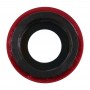 Bezel de caméra arrière avec couvercle d'objectif pour iPhone XR (rouge)