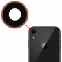 Bezel de caméra arrière avec couvercle de l'objectif pour iPhone XR (or rose)